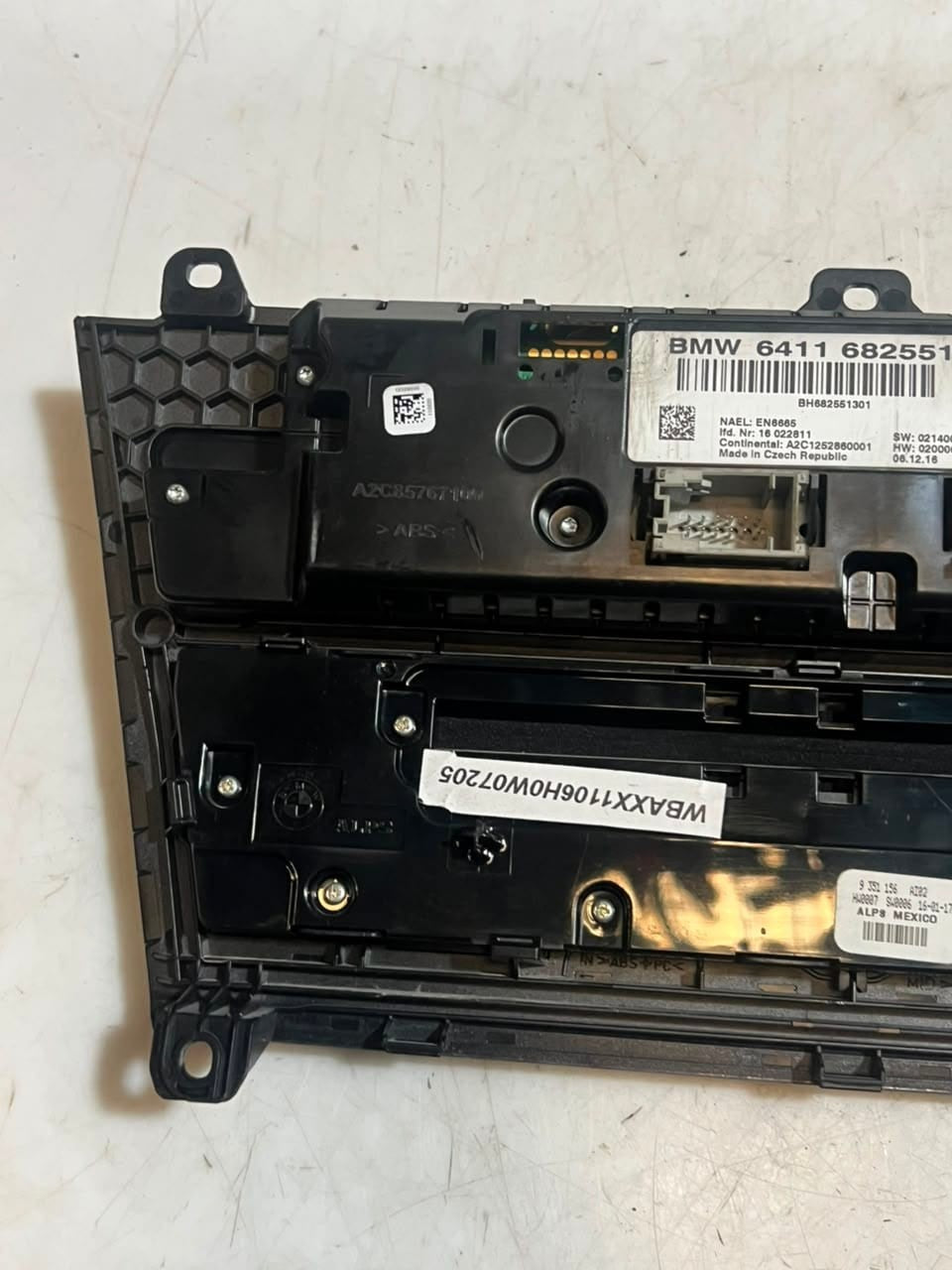 2010-2017 BMW X3 F25 X4 Air Conditioning Heater Control Panel 6825513 OEM