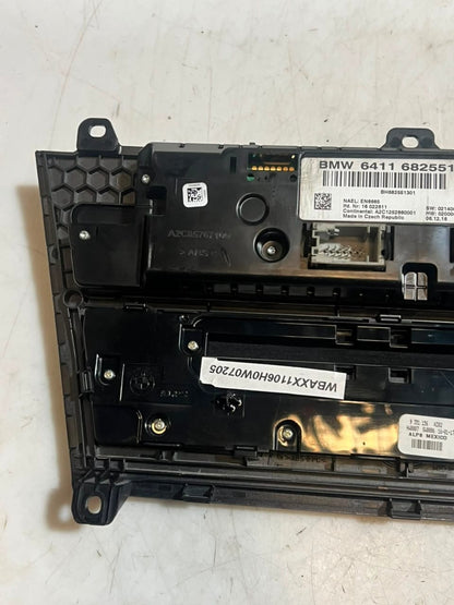 2010-2017 BMW X3 F25 X4 Air Conditioning Heater Control Panel 6825513 OEM