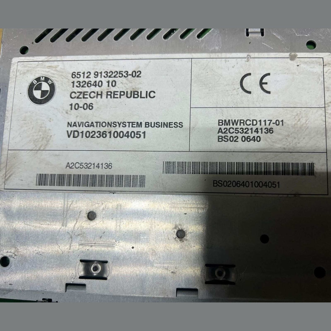 2004-2010 BMW X3 Radio Receiver 9132253 Head Unit with AM FM CD player Z4 X3 E83