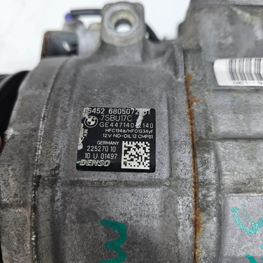 2016-2018 BMW F87 M3 Ac Compressor 6805072 OEM