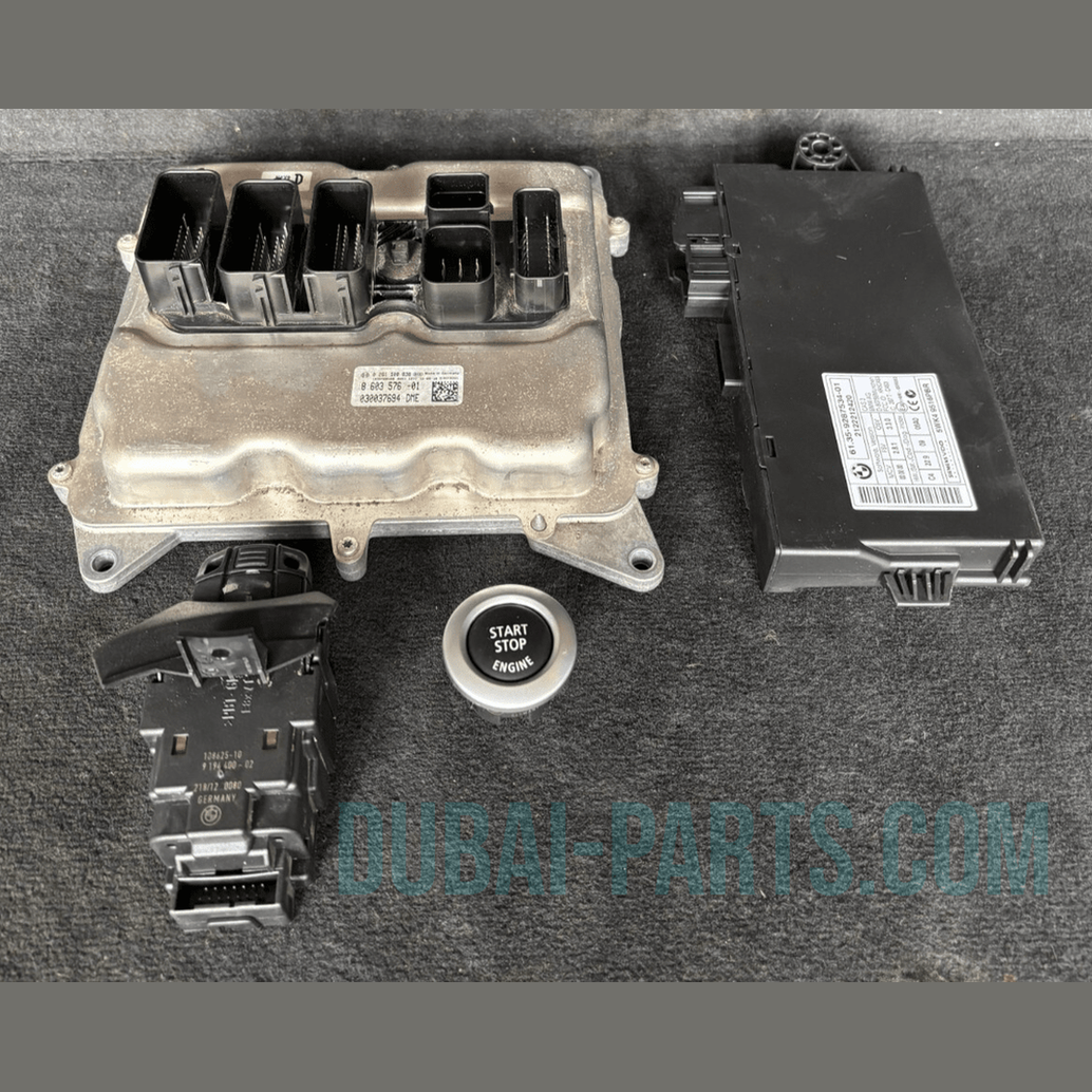 BMW Z4 X1 20i N20 E84 ENGINE CONTROL ECU Kit DME CAS3 + Key Manual - 8603576