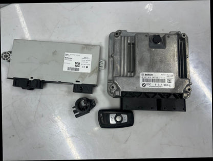 BMW 3 Series F30 5' F10 N47 Engine Control Unit ECU SET DDE+CAS4+1KEY 8517862