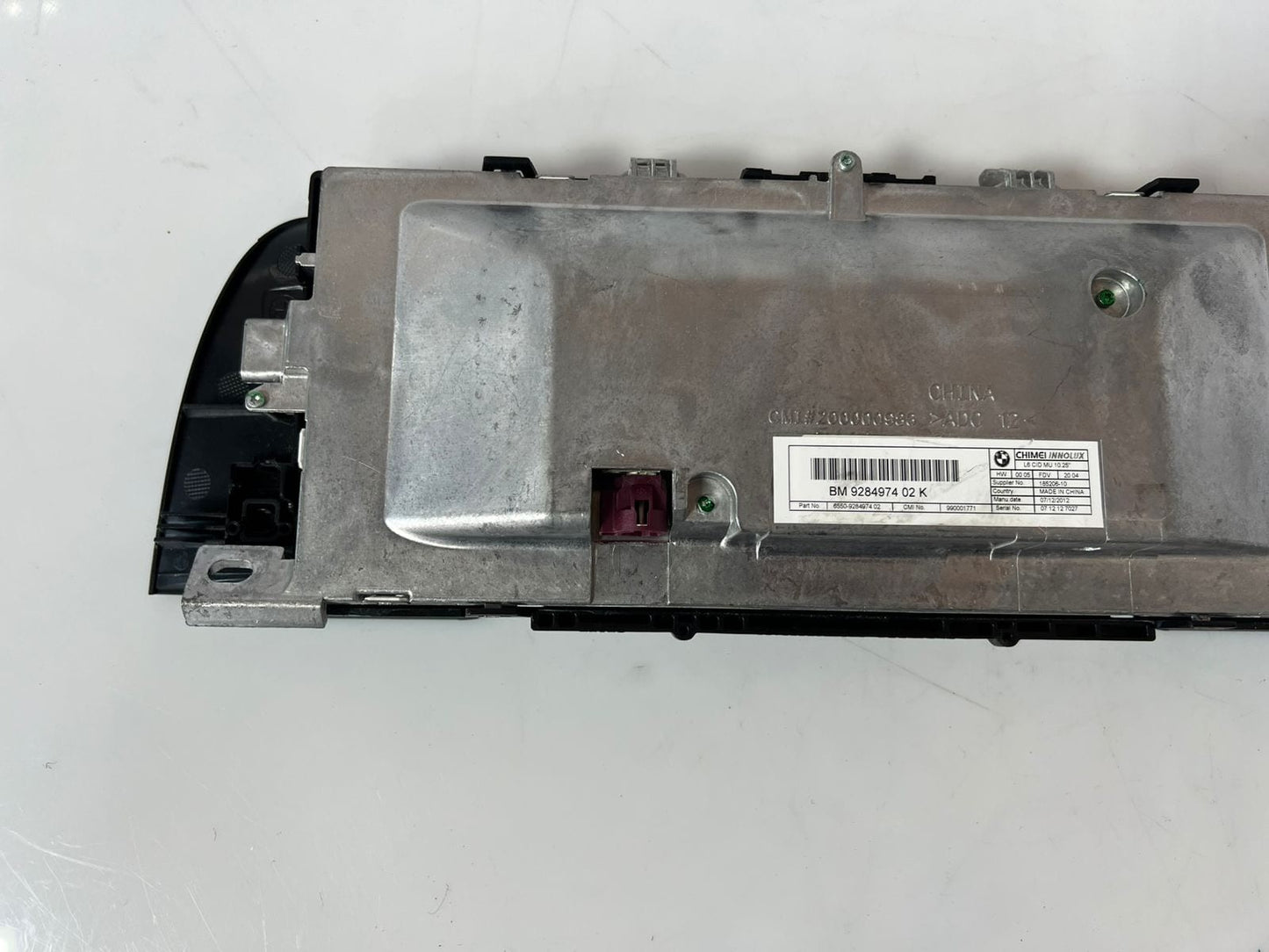 2011-2016 BMW 5' F10 F11 528i 535i M5 Central Information Display Screen 9284974