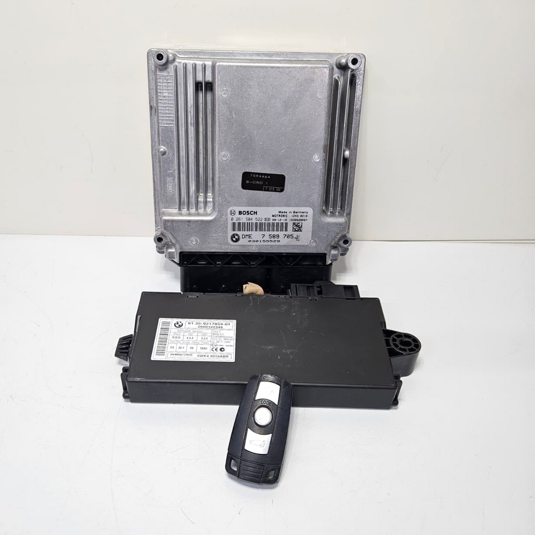 BMW Engine Control Unit DME ECU SET E90  E60 118i 120i 318i N46N engine 7589705