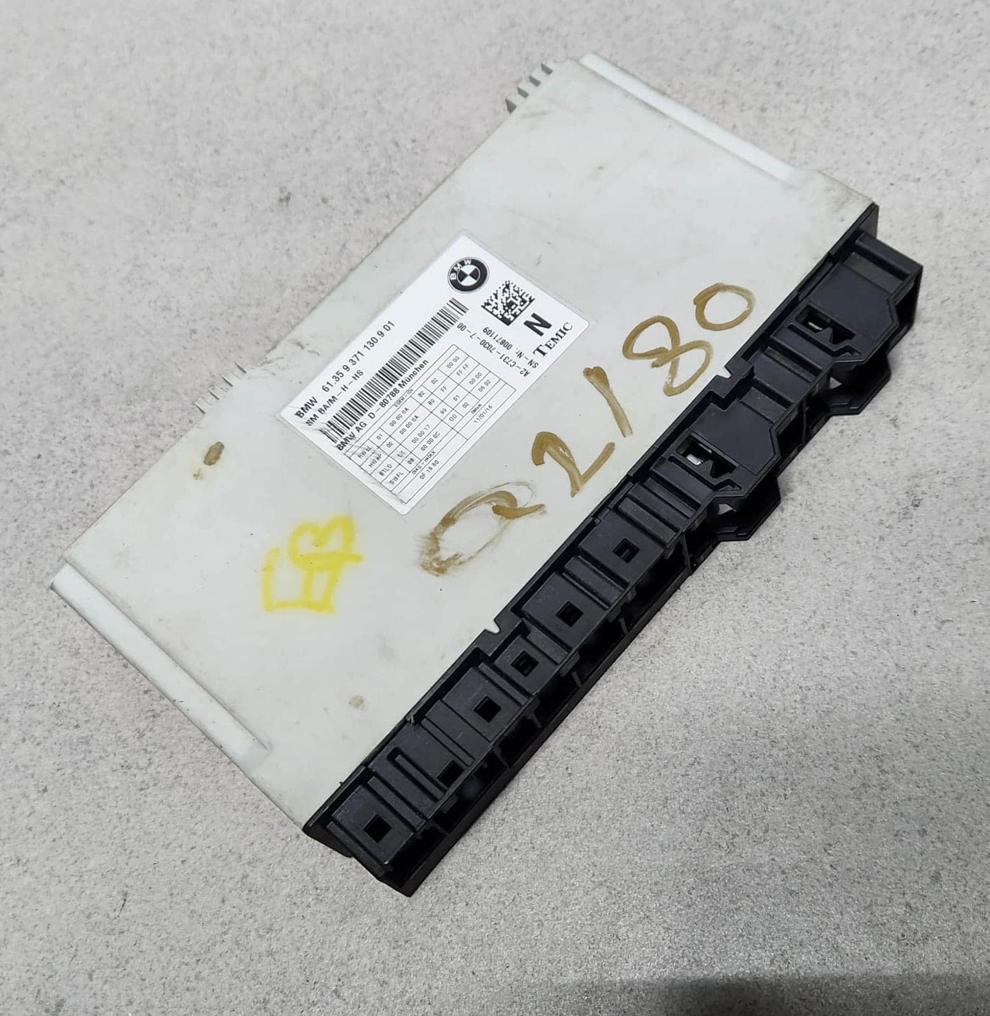 2014-2016 BMW 435i Seat Control Module 9371130  F30 F32 F33 F36 F82 M4 M235