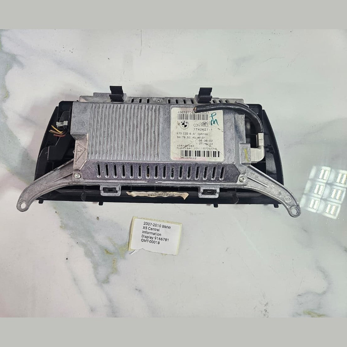 2007-2010 BMW X5 Central Information Display 9166781