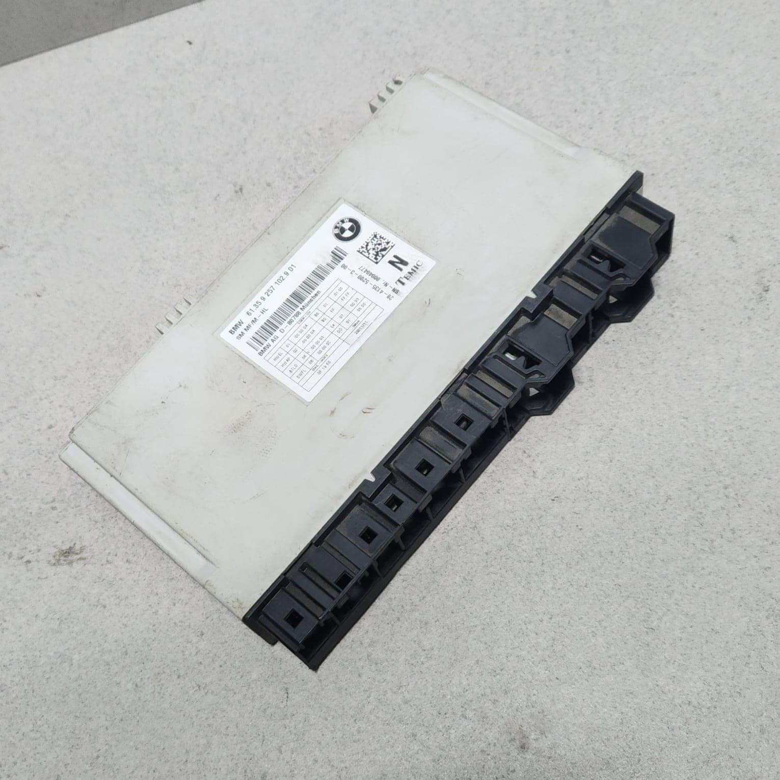 2011-2016 BMW 528i Front Seat Control Module 9257102  F10 5 Series 535i 550i