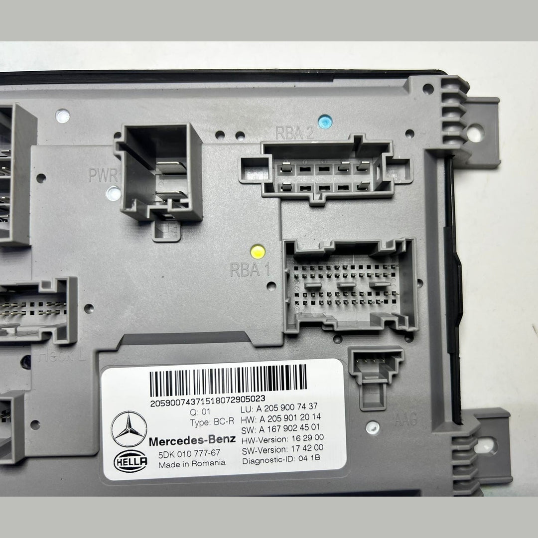 14-20 Mercedes W205 C-Class SAM Comfort Control Module Unit A205 9007437 OEM