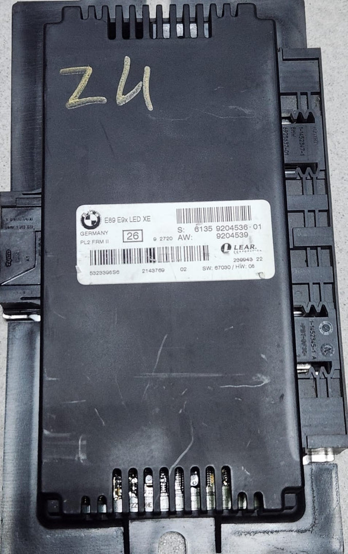 2009-2016 BMW Z4 Footwell Module 9204536 3 Series E90 E91 E92 E93 and Z4 E89 OEM