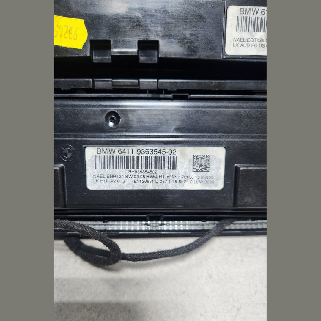 2015-2018 BMW M3 Climate Control Panel 6814188 F20 F22 F30 F31 F32 F80 F82 F87 