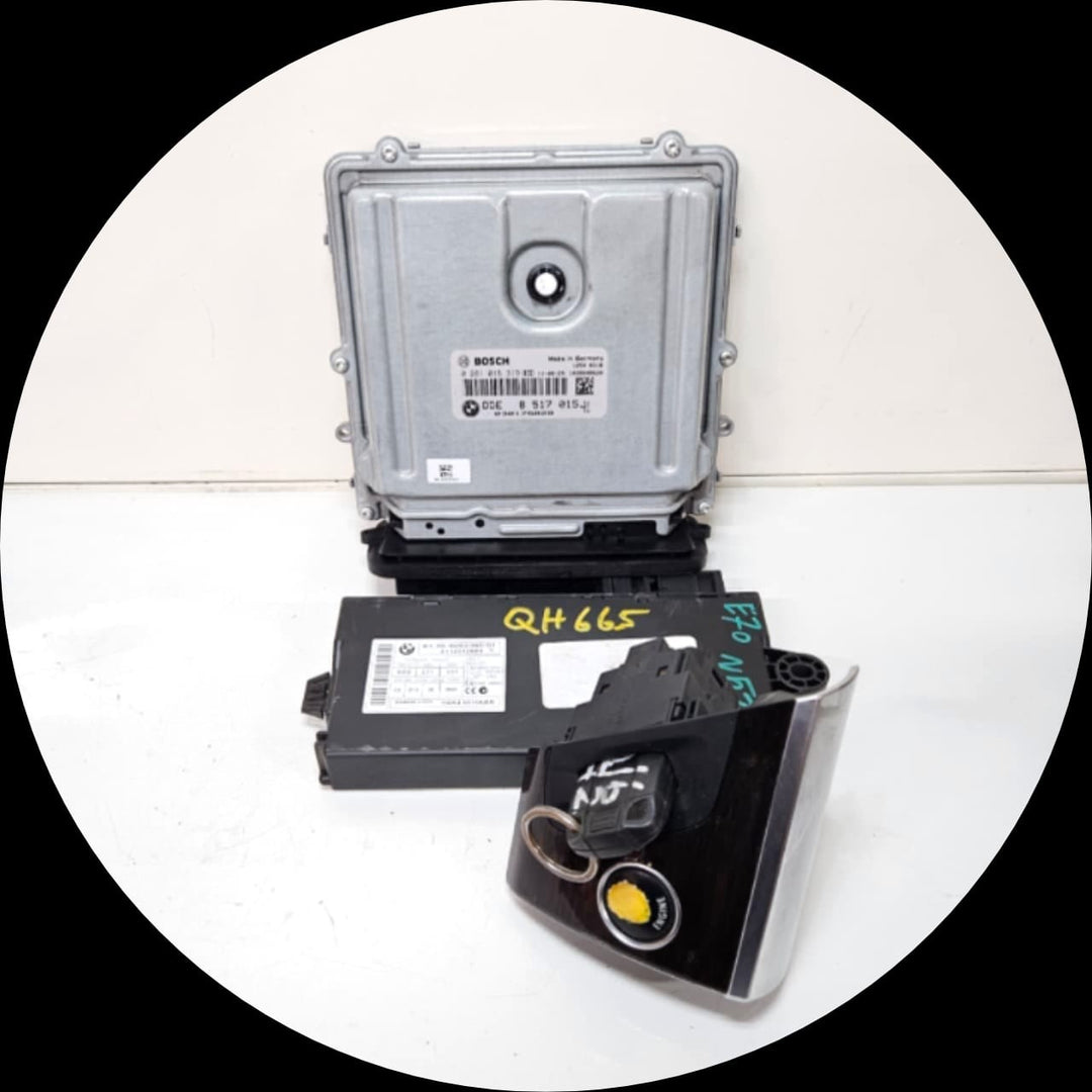 8517015-2012-2013 BMW X5 E70 3.0d N57 Engine Control Unit ECU DDE Key Set