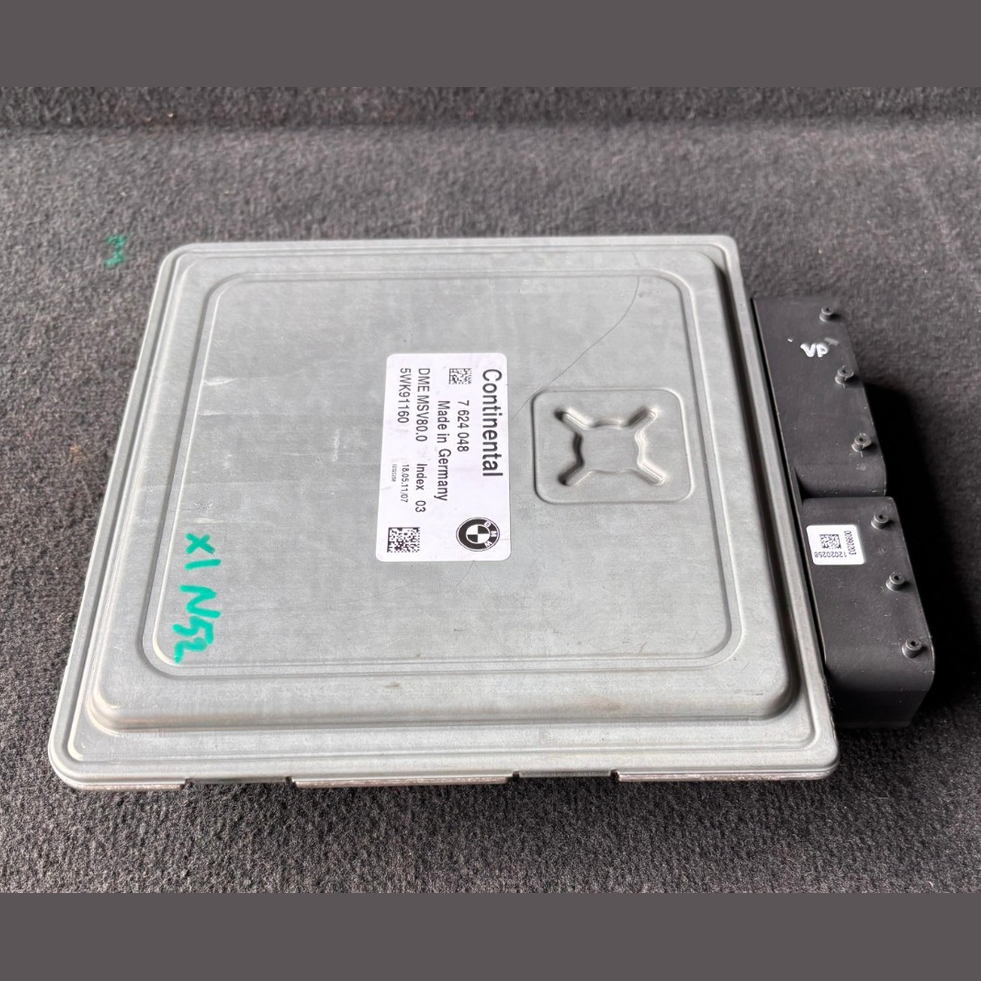 BMW  X1 E84 N52 ENGINE CONTROL UNIT MODULE ECU ONLY - 7624048
