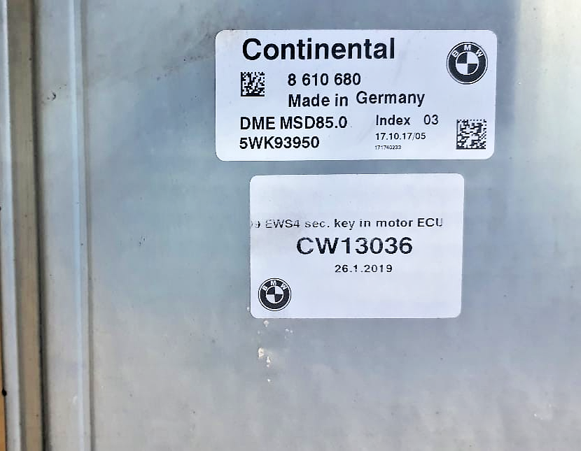 BMW F10 550i N63 ECU Engine Control Module Kit 8610680 OEM Programmed