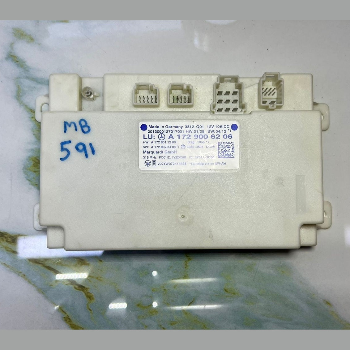 Mercedes R172 SLK350 CLS550 Keyless Go Entry Control Module A172 9006206 OEM