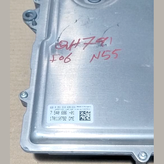 BMW F06 N55  ENGINE CONTROL UNIT DME   ECU ONLY - 7540686