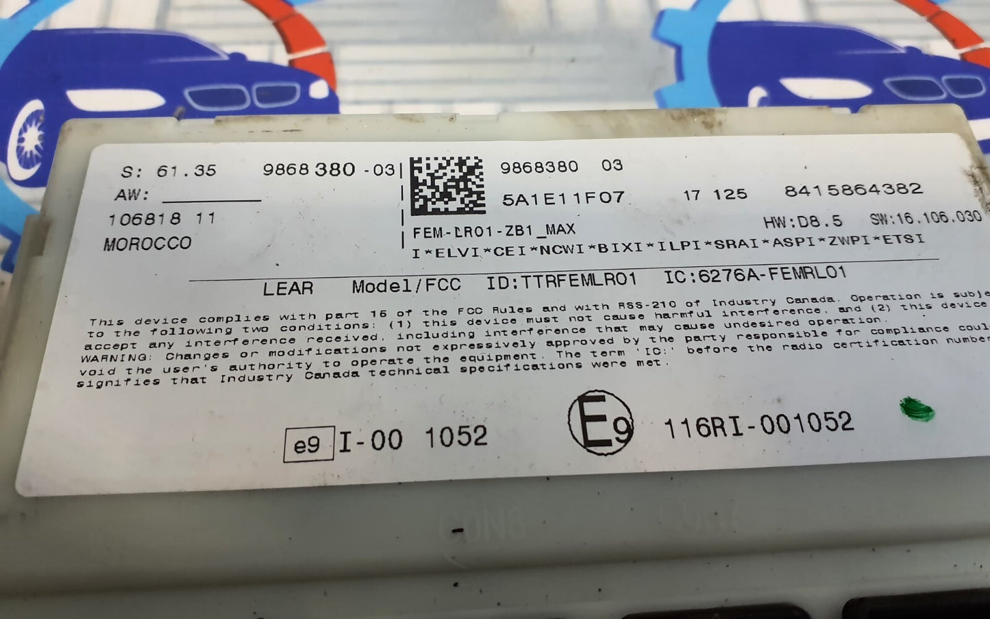 2016 BMW F30 F31 320iX B48  ECU Kit Engine Control DME 8692971 Key FEM Automatic