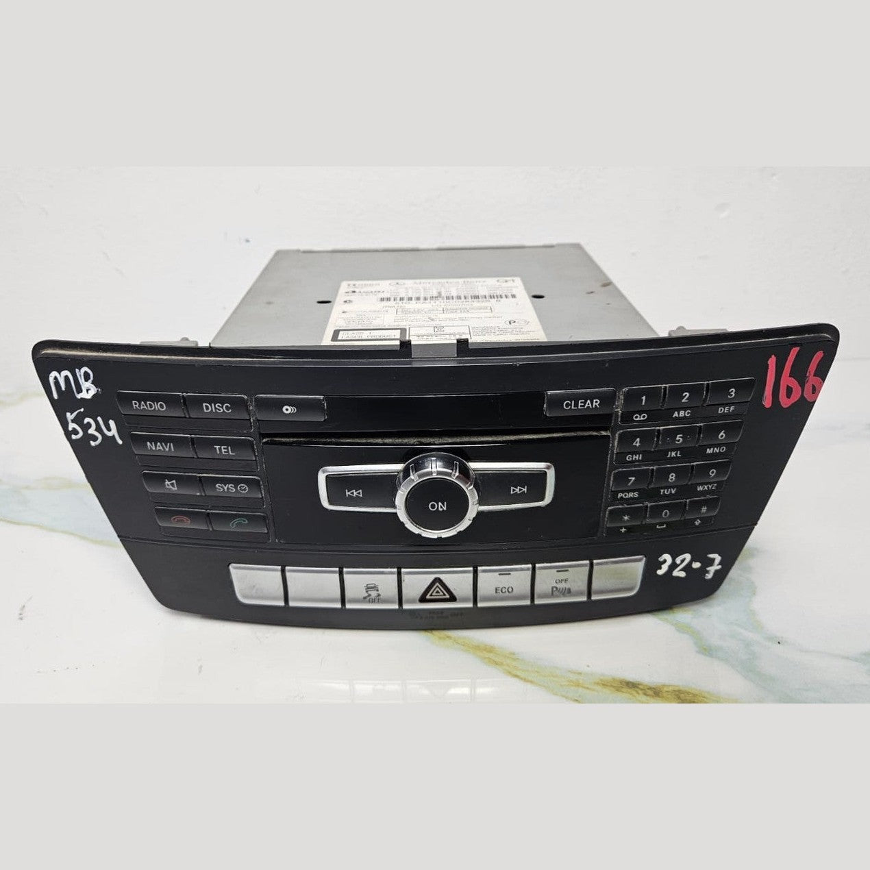 12-16 Mercedes-Benz W166 ML GLE Radio Audio Head Unit CD Player A166 9003207 OEM