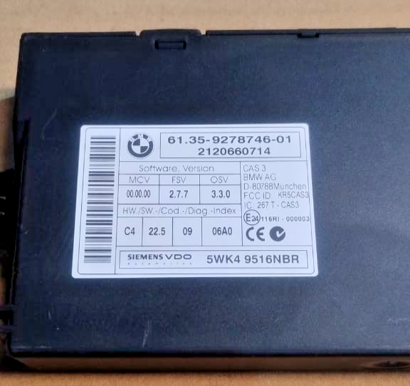 BMW X1 E84 Z4 E89 N20 ENGINE CONTROL ECU UNIT COMPLETE KIT DME + KEY  - 7639375