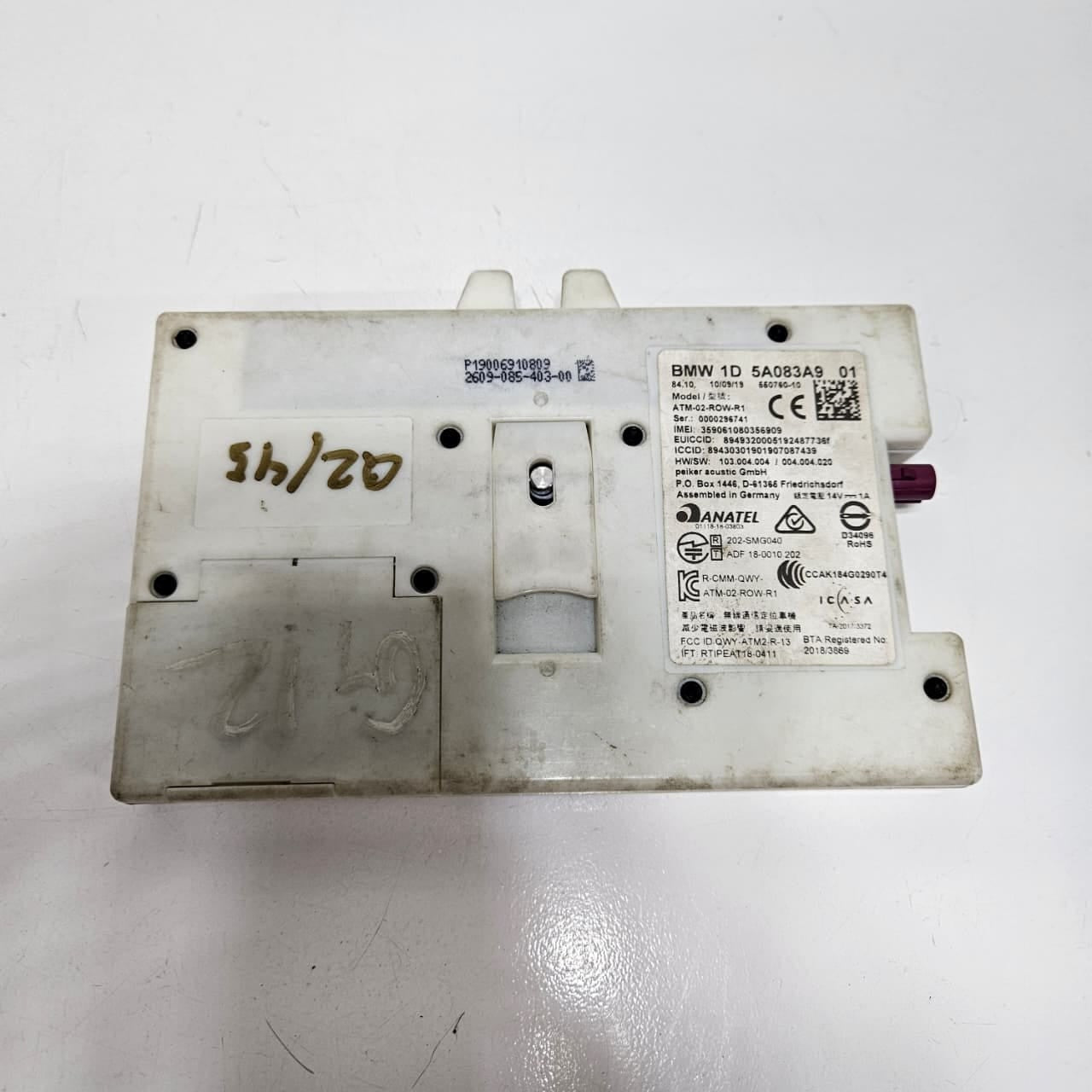 2022 BMW G20 X3 G01 330i Antenna Communication Module 5A083A9 OEM