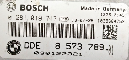 BMW X5 Diesel F15 N57 3.0 ENGINE CONTROL UNIT ECU ONLY DDE 8573789