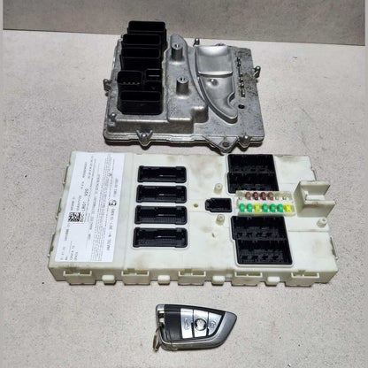 2017 BMW X5 Engine Control Module 8674949 N55 F16 3.0 ECU SET 