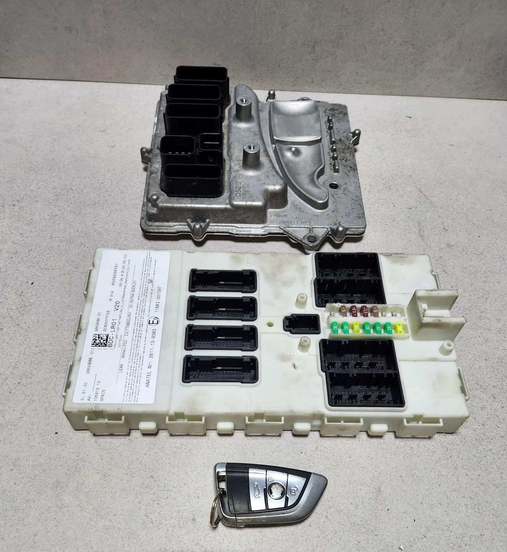 2017 BMW X5 Engine Control Module 8674949 N55 F16 3.0 ECU SET 