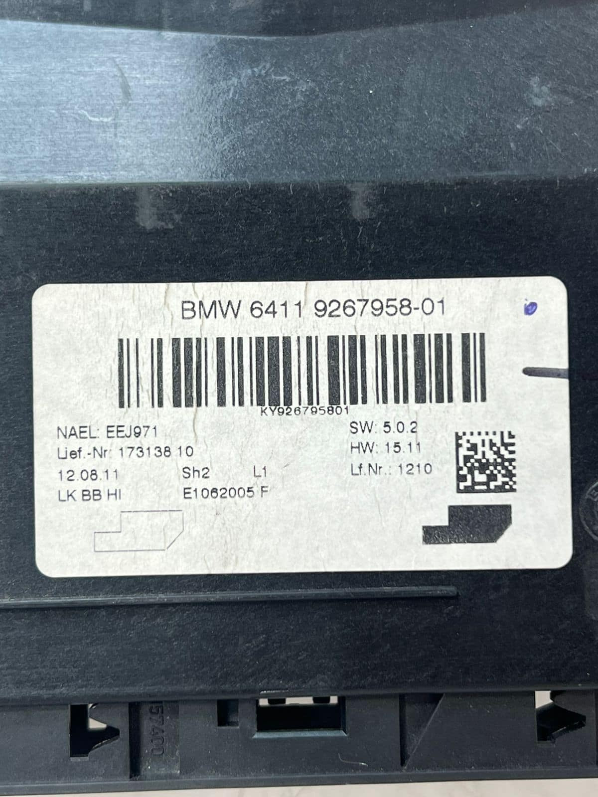 BMW 1 Series F20 F21 F30 F56 MINI Control Unit Air Conditioning System 9267958 