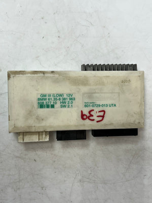 BMW 5 Series E39 GM III Body Control Module BCM 8381963 OEM