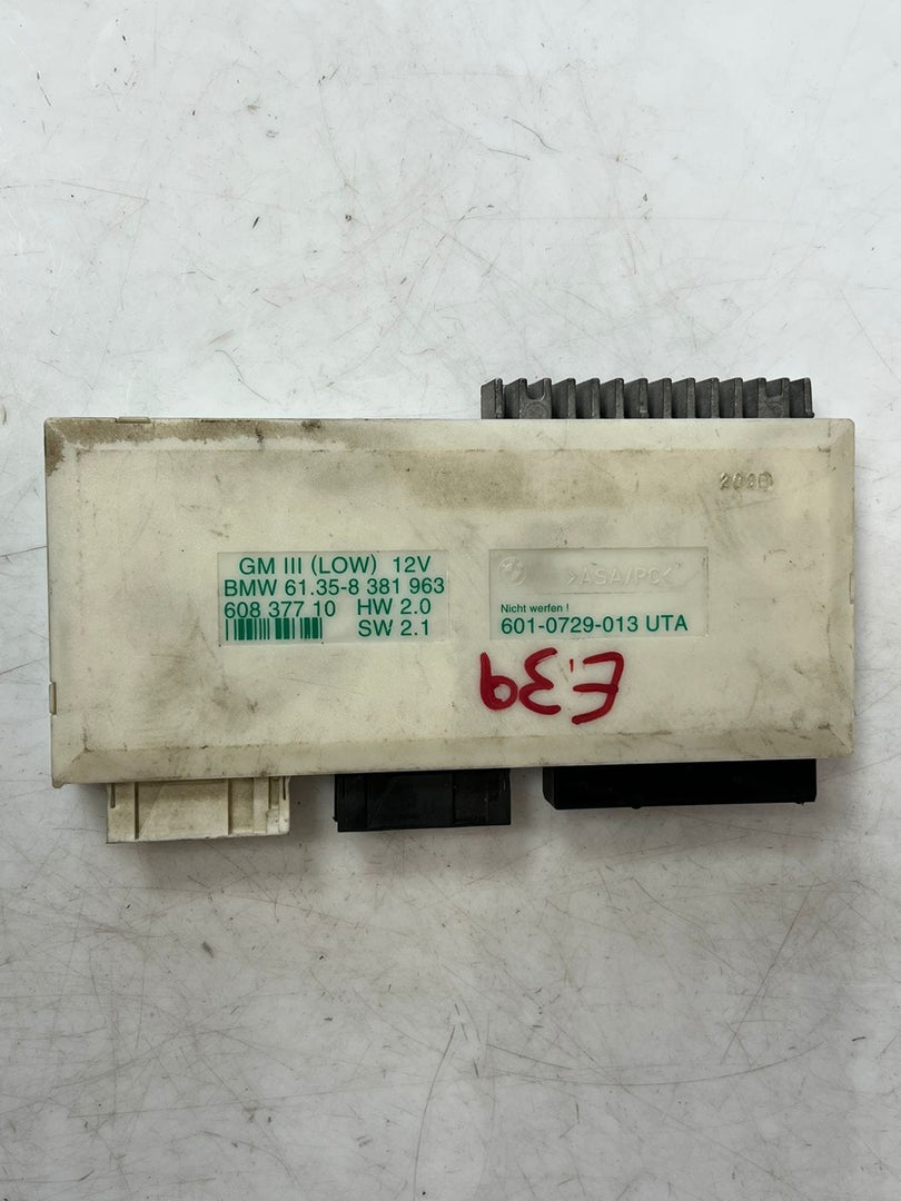 BMW 5 Series E39 GM III Body Control Module BCM 8381963 OEM