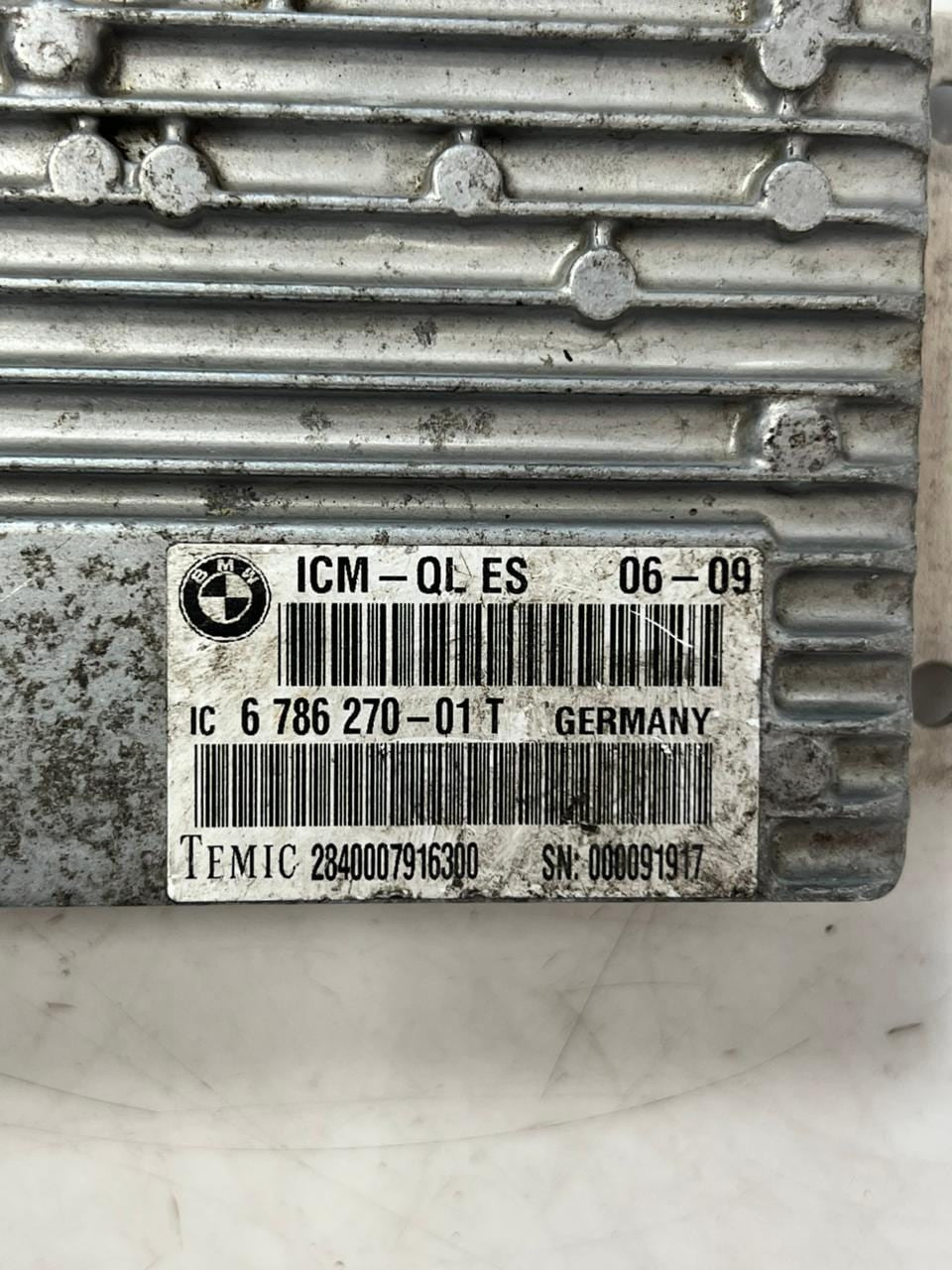 2009 BMW 750i 5' 7' F01 F02 F03 F04 F07 Chassis Control Module 6786270 OEM