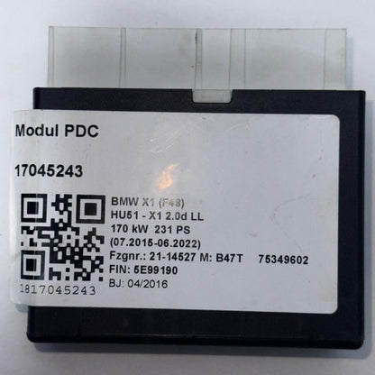 BMW X1 F48 2017 PDC Parking Distance Control Unit 6881636 66336881636