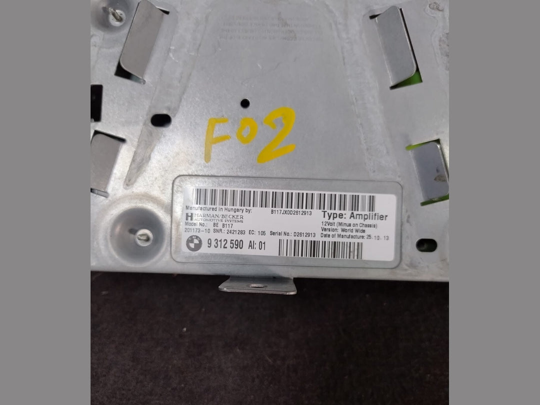 BMW 7 Series F01 F02 Hifi System Amplifier Harman Becker 9312590