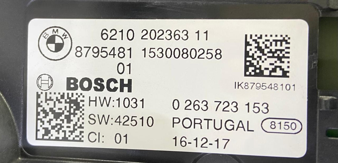 OEM BMW 5 G30 G31 2018 Diesel speedometer instrument cluster 8795481 Bosch