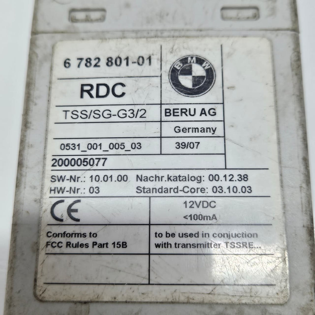 2007-2010 BMW E90, E92, E93 335i Tire Pressure Control Module 6782801