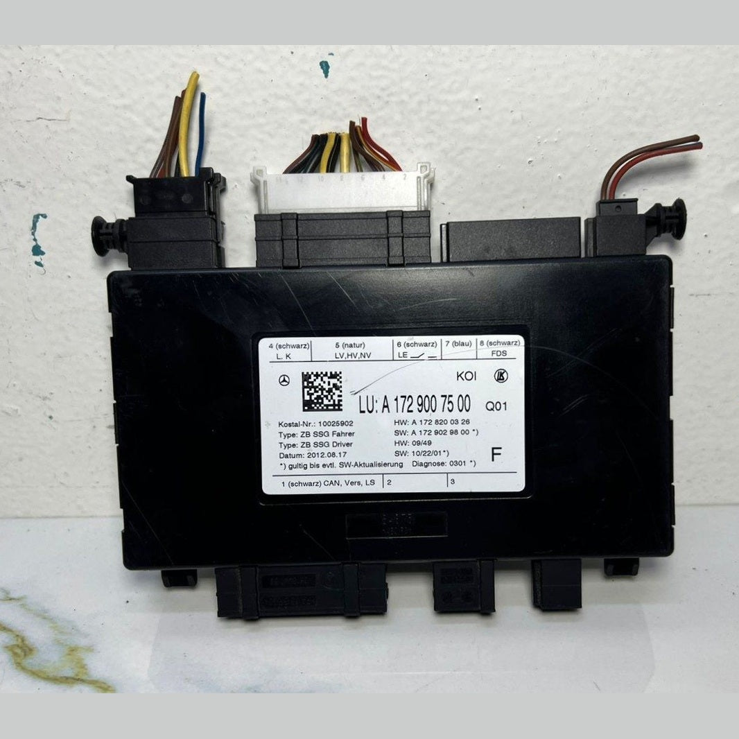 2010-2014 Mercedes-Benz C250 Front Left Seat Memory Module A 172 900 75 00