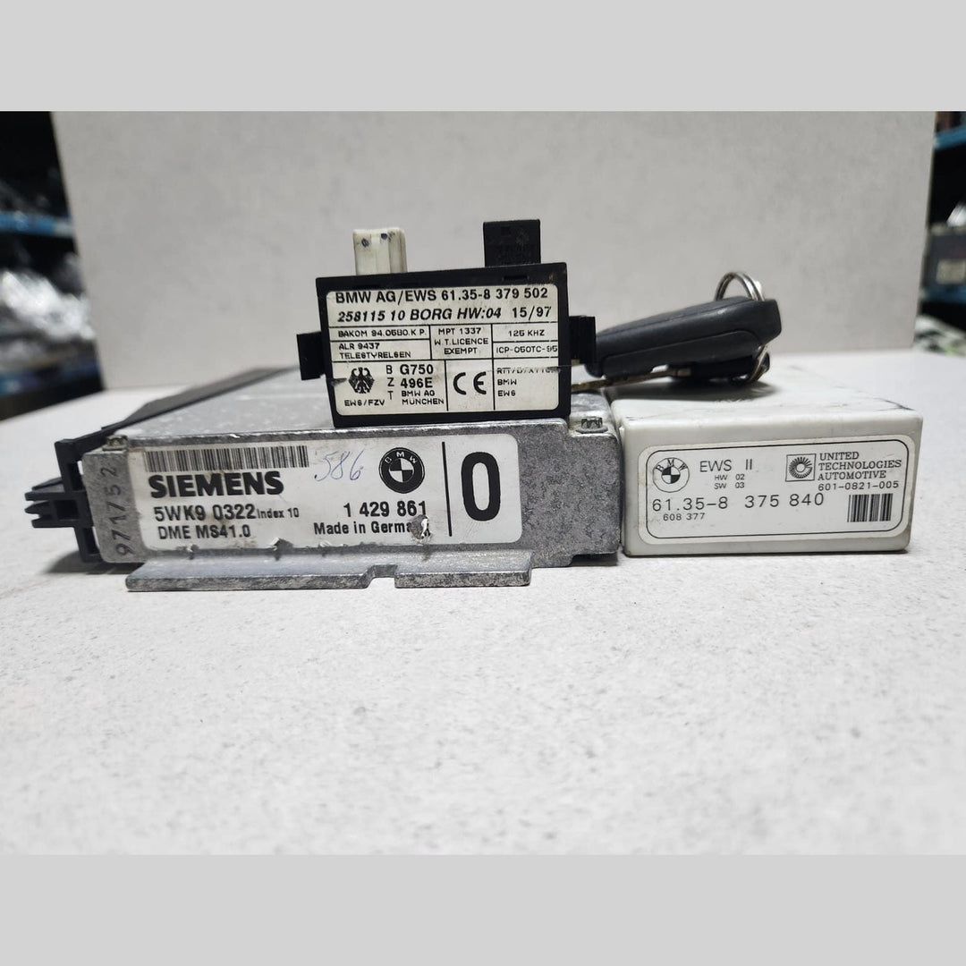 BMW Engine Control Unit 1429861 E36 323i 323ti E39 523i Z3 2.8 M52 ecu set