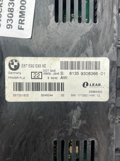 2010-15 BMW X1 E84 E82 E90 E92 M3 335 Footwell Light Control Module 9308366 OEM