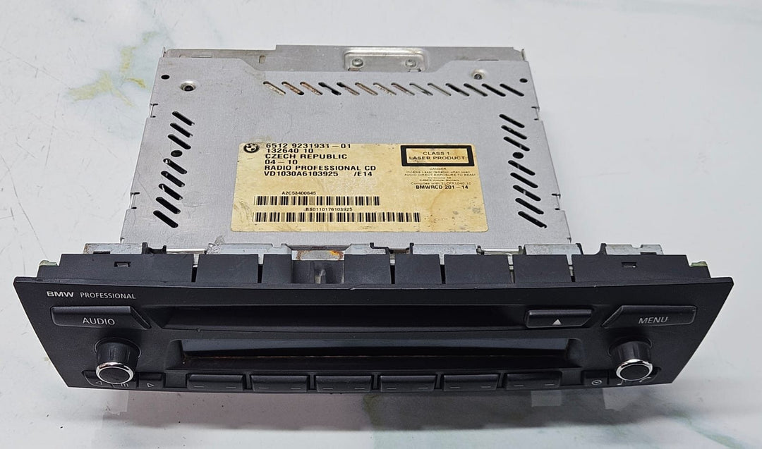 BMW 3 Series E90 E91 E92 Radio Cd Player Professional Control Unit 9231931 OEM