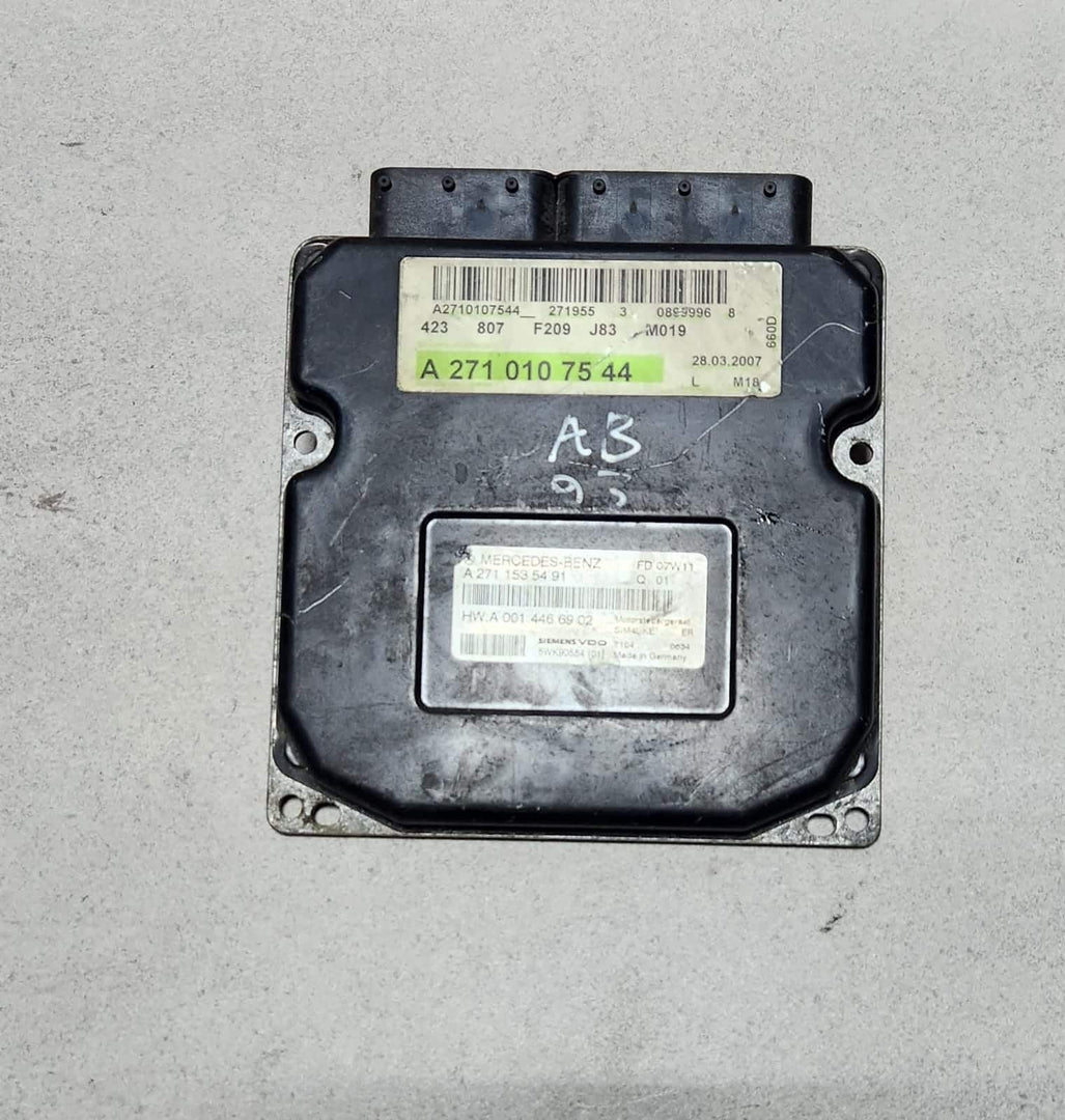 Engine Control Module A2710107544 Mercedes-Benz CLK Class W209 2006 1.8 200 Comp