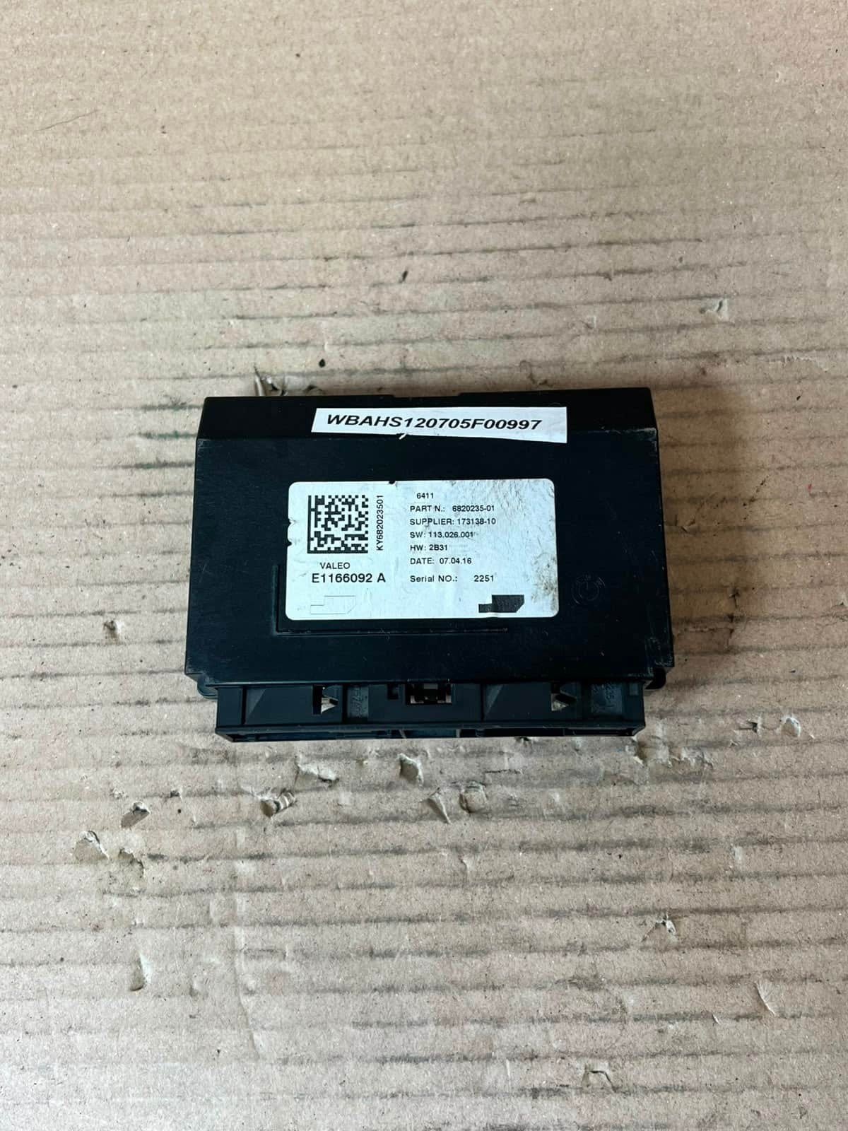 2016 BMW 1 3 4 Series F31 F36 F32 AC Comfort Control Module 6820235 OEM