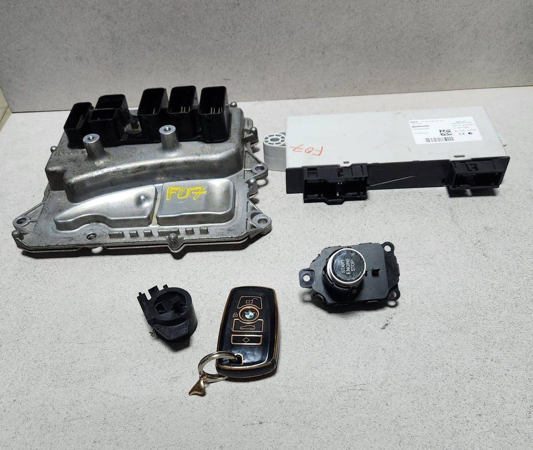 2011 BMW F07 GT 535I N55 3.0 Engine Control Unit 8618449 ECU SET 