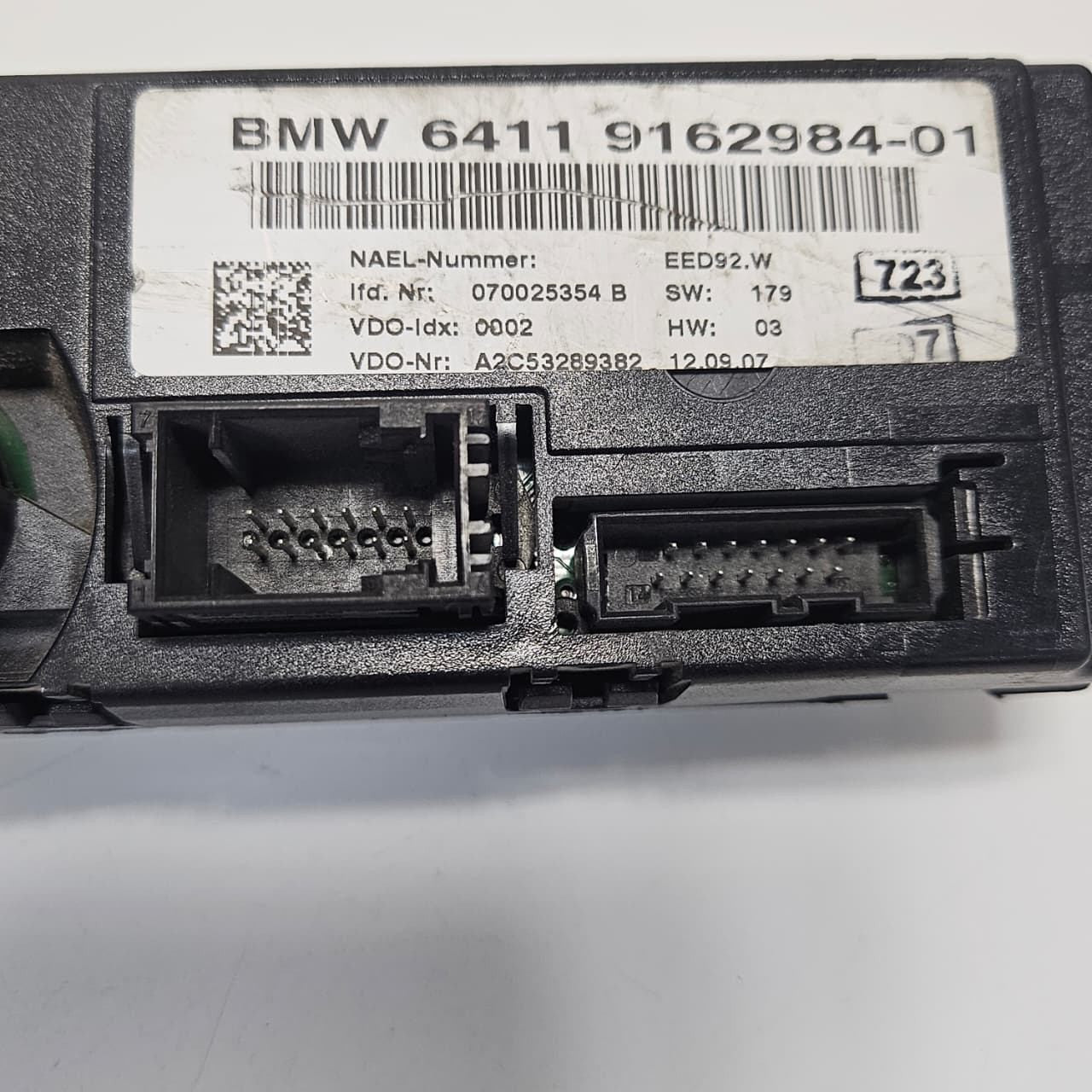 2007-2010 BMW  335i 328i Climate Control Panel 9162984