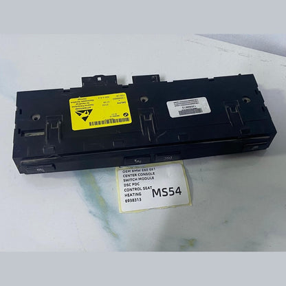 OEM BMW E60 E61 CENTER CONSOLE SWITCH MODULE DSC PDC SEAT HEATING 6938313