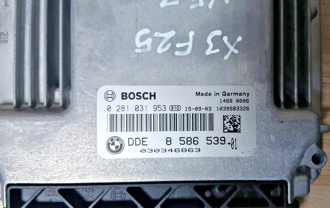 BMW X3 F25 N57 Engine CONTROL MODULE ECU Kit DDE+CAS4 + 1KEY 8586539 OEM
