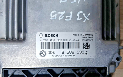 BMW X3 F25 N57 Engine CONTROL MODULE ECU Kit DDE+CAS4 + 1KEY 8586539 OEM