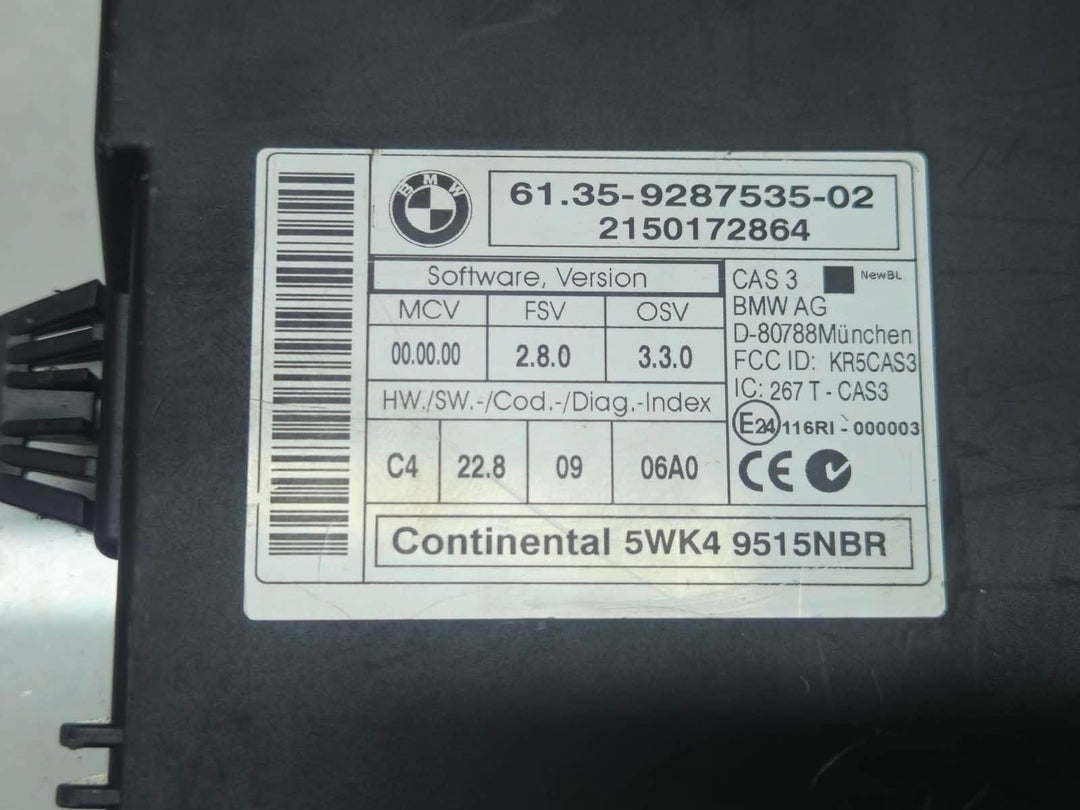 8619738-2008-10 BMW 128i E60 E81 E90 X1 N46 Engine Control Unit DME ECU Set OEM