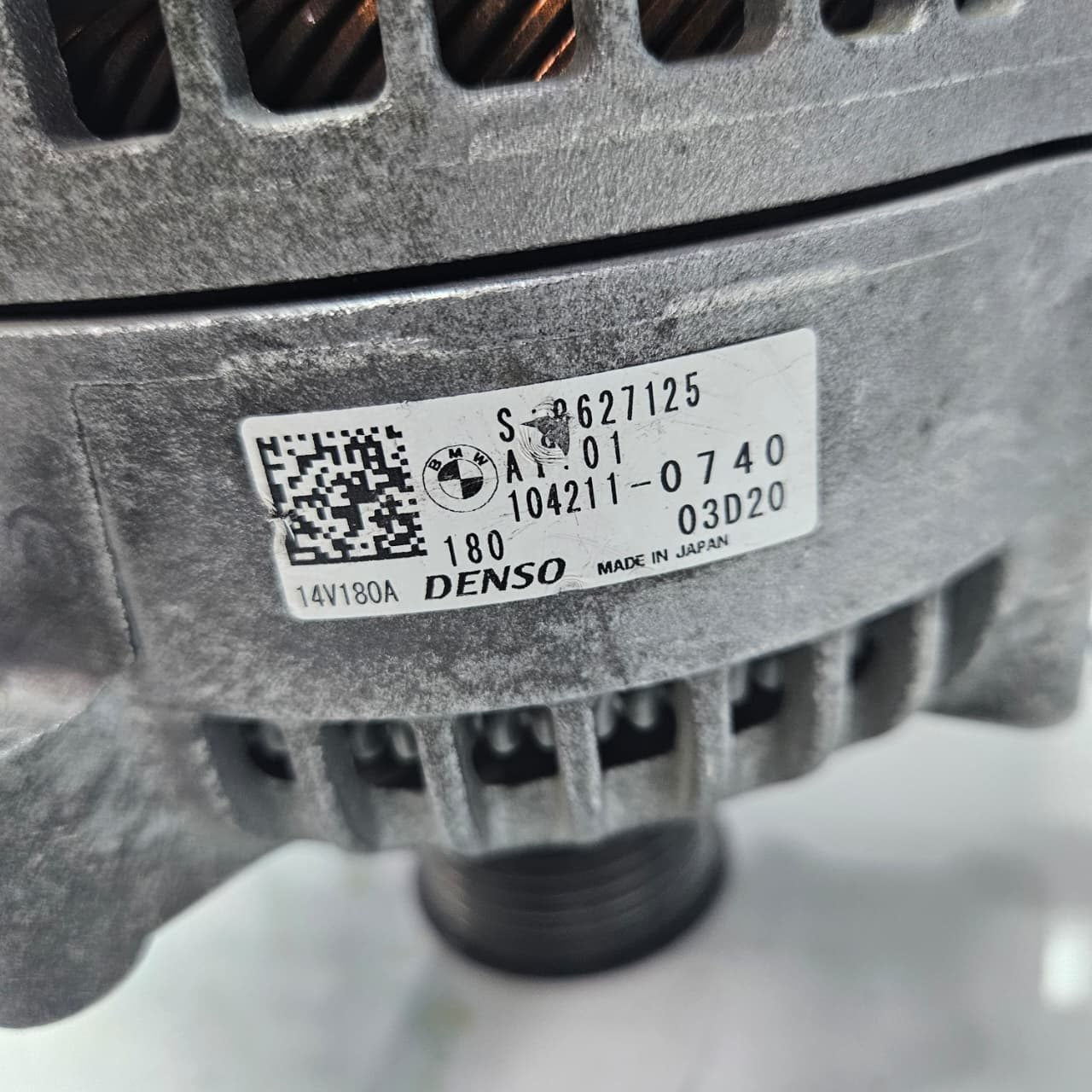 2020-2024 BMW X1, F40, F45, F46, F48, F39 Alternator 8627125 USED 14V 180A