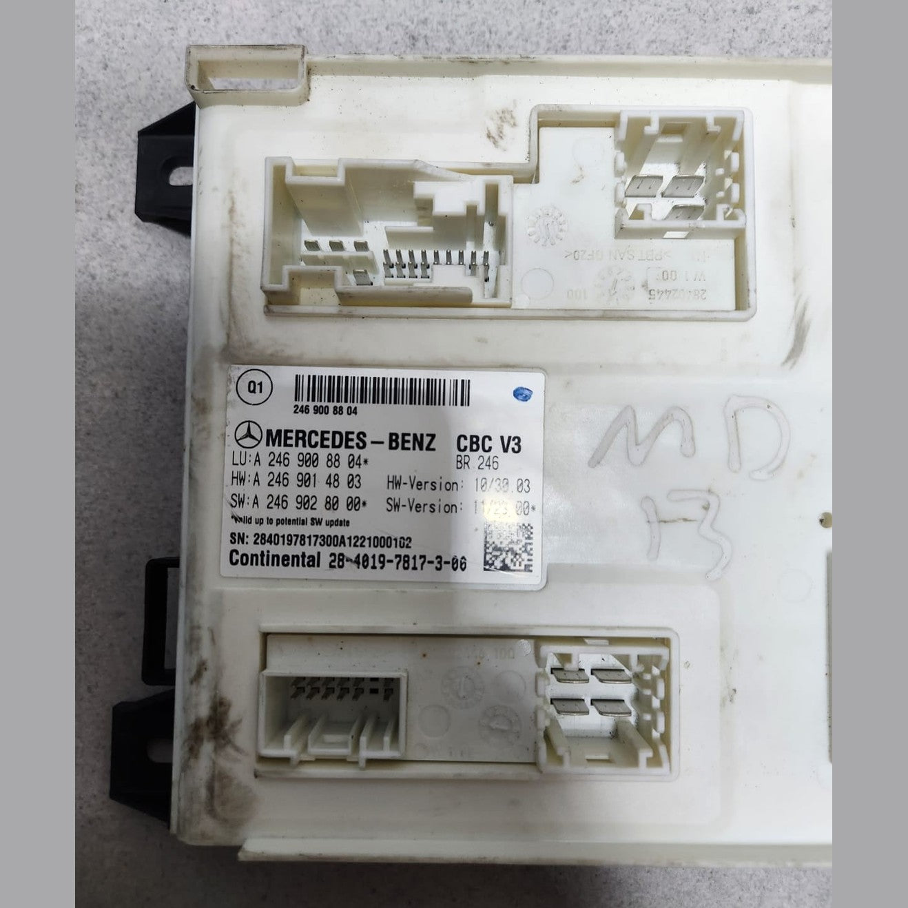 2012-2014 Mercedes-Benz B180 Body Control Module A2469008804 B-Class W246 