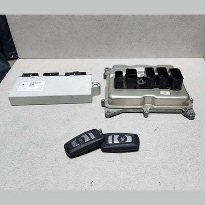 2011 BMW 528i Engine Control Unit ECU Set 7635714 F10 F11 X3 N20