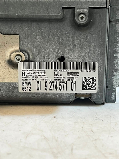 BMW 3 5 7 Series F10 F30 F11 F12 F13 528i Radio Navigation Head Unit 9274571